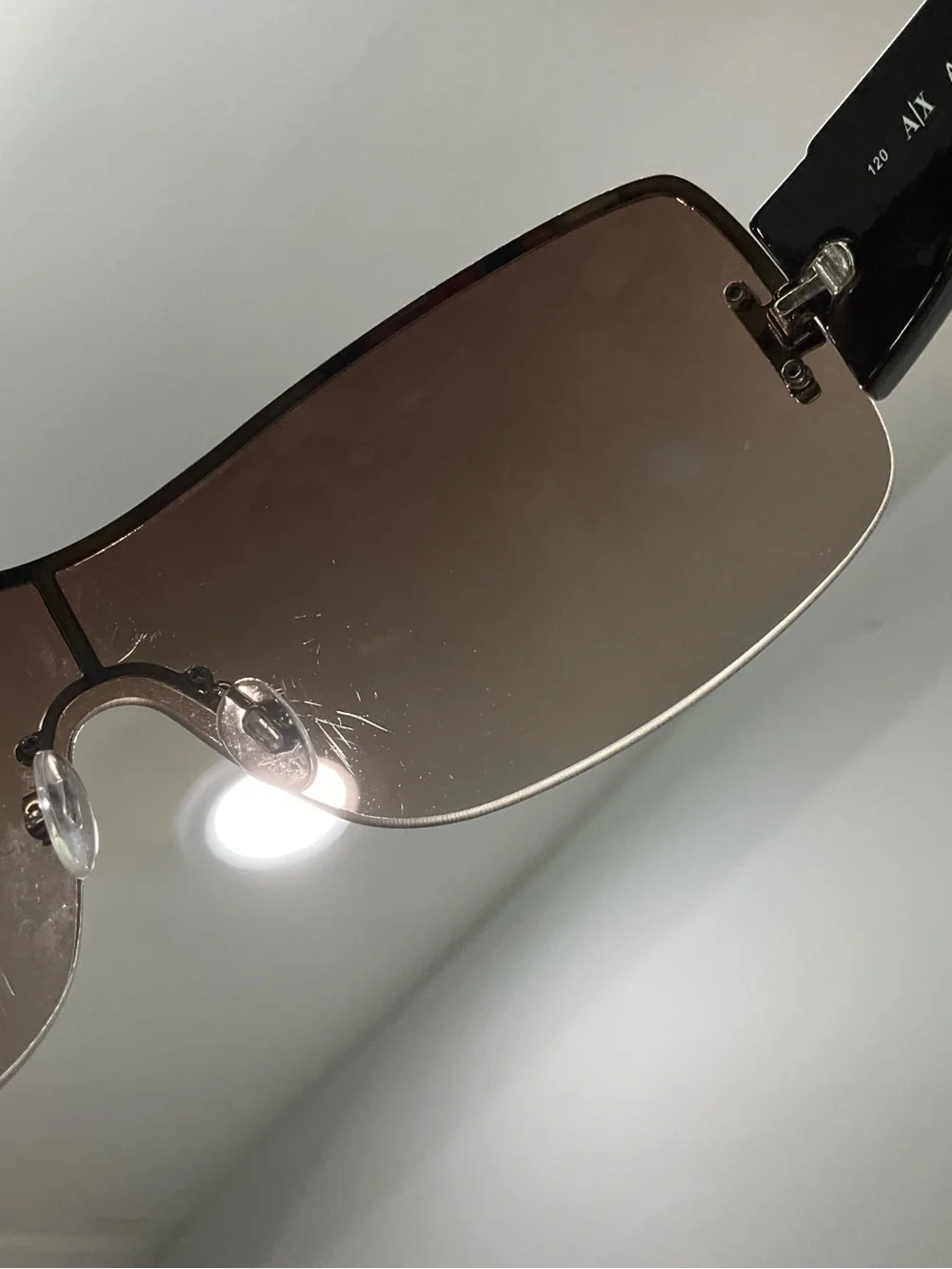 Armani Exchange AX189 /S shield wrap around sunglasses